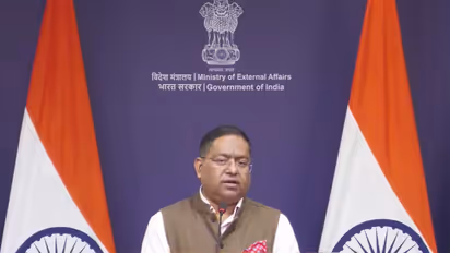 Ministry of External Affairs spokesperson, Randhir Jaiswal(Photo/YouTube/MEA)