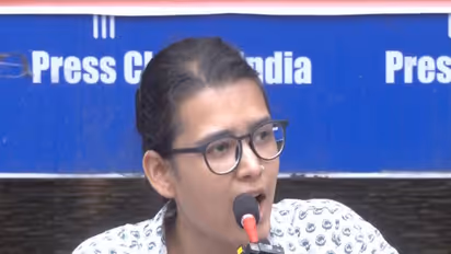 AISA National President Neha Bora (Photo/ANI)