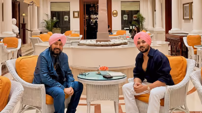 Daler Mehndi with son Gurdeep Mehndi (Photo/Instagram@GurdeepMehndi)