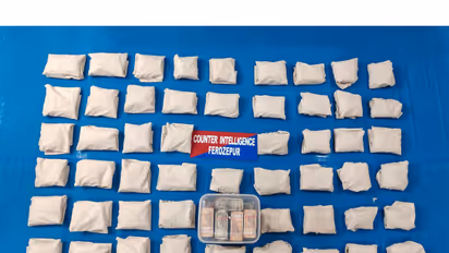 Punjab police seizes 28.12 kg Heroin in cross-border drug module in Ferozepur (Photo/X/@DGPPunjabPolice)