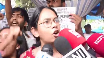 Former JNUSU president Aishe Ghosh (Photo/ANI)