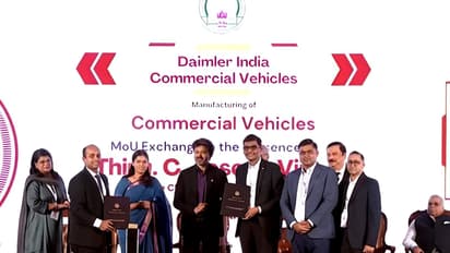 DICV signs MoU with BharatBenz in presence of C. Joseph Vijay, Chief Minister of Tamil Nadu (Photo/Press release)