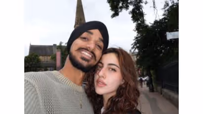 Arshdeep Singh and Samreen Kaur (Photo/instagram/@_arshdeep.singh__)