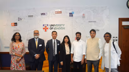 TelanganaRising delegation visits University of London (Photo/Telangana CMO)