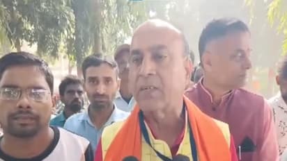 BJP candidate from Forbesganj and sitting MLA Vidya Sagar Keshri (Photo/ANI)