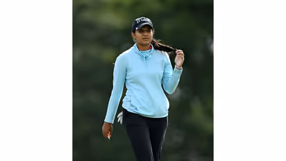 India golfer Pranavi Urs in action during Women’s Irish Open (Image: LET)