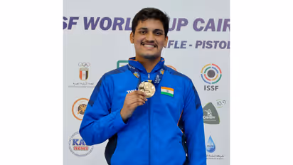 Indian Shooter Rudrankksh Patil (File Photo/ANI)