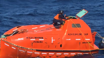 Coast Guard intensifies search for missing crew of MV Ocean Winner after lifeboat found without survivors (Photo/Indian Coast Guard)