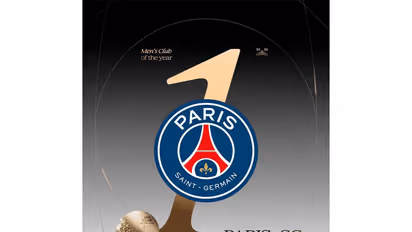 Paris Saint-Germain was named Men's Club of the Year during Ballon d'Or 2026. (Photo: X/@ballondor)