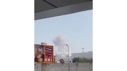 Visuals of the Iranian missile strike on US base in Bahrain (Photo/X@Iran_in_India)