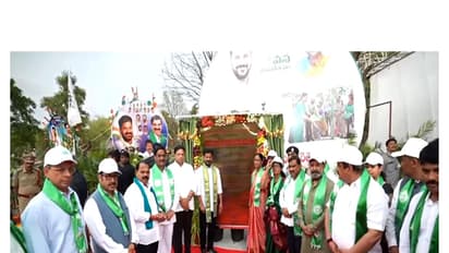 Telangana CM Revanth Reddy at the Gurramguda Eco Park (Photo/CMO)