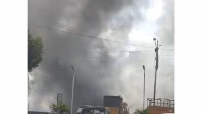 Fire breaks out at furniture shops in Handewadi (Photo/ANI)