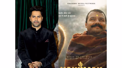 Varun Dhawan (Photo/ANI) and Hanuman Ansh (Photo/X@HanumanAnsh)