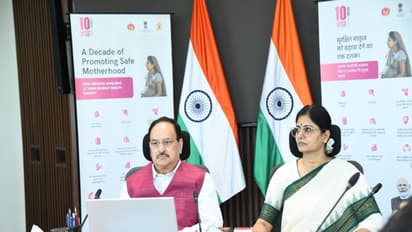 Union Health Minister JP Nadda and Union MoS Anupriya Patel (Photo/X@JPNadda)