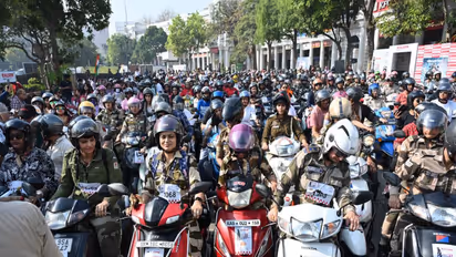 Lok Sabha Speaker Om Birla flags off All-Women Bike Rally 2026 (Photo/Release)