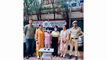 Delhi Police arrest 2 women for cheating senior citizen of Rs 1.30 lakh through dating app (Photo/Delhi Police)