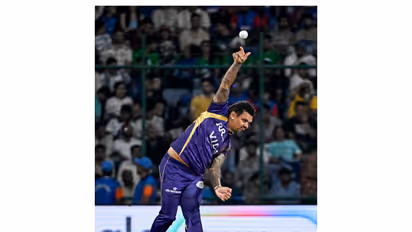 Kolkata Knight Riders' Sunil Narine. (Photo/ANI)