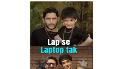 Arshad Warsi with Vir Hirani (Image source: Arshad's Instagram)