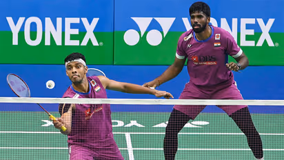 Satwiksairaj Rankireddy and Chirag Shetty. (Photo/ANI)