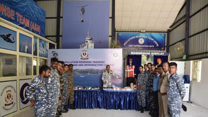 India Coast Guard conducts OPRC Level-I (Photo/ X @IndiaCoastGuard)