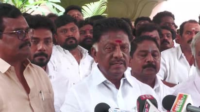 DMK leader O Panneerselvam (Photo/ANI)