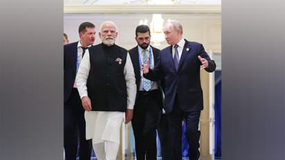 Prime Minister Narendra Modi and Russian President Vladimir Putin (Photo: X@MEAIndia)