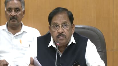 Karnataka Deputy Chief Minister and Revenue Minister G Parameshwara (File photo/ ANI)