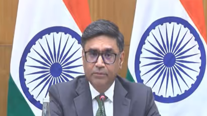 MEA  Foreign Secretary Vikram Misri while adressing the Special briefing on the state visit of Russian President Vladimir Putin (Photo/ANI)