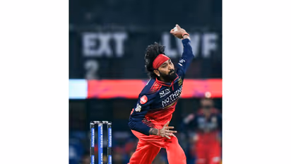 Krunal Pandya during an IPL 2026 match (Photo: ANI)
