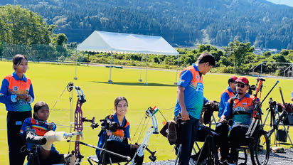 Archery contingent backed with exposure in Japan. (Photo/SAI)
