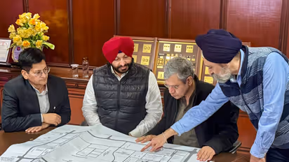 Union Minister of Railways Ashwini Vaishnaw visits SCL in Mohali. (Photo: ANI)