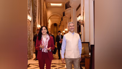 External Affairs Minister S Jaishankar and Canadian Foreign Minister Anita Anand (Photo: X@DrSJaishankar)