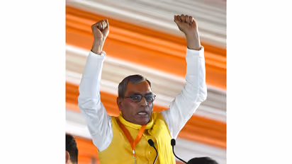 Uttar Pradesh Minister Om Prakash Rajbhar (Photo/ANI)