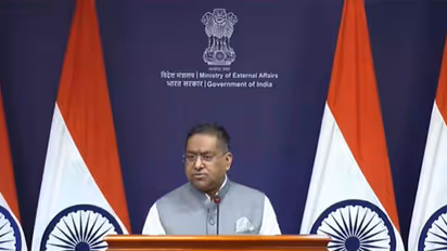 Ministry of External Affairs Spokesperson Randhir Jaiswal (Photo/Youtube@MEAIndia)