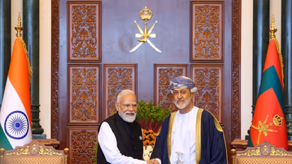 Prime Minister Narendra Modi and Sultan Haitham bin Tarik of Onam (File Photo/X@narendramodi)