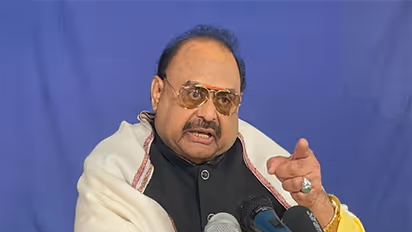 Muttahida Qaumi Movement (MQM) founder Altaf Hussain (File Photo/ANI)