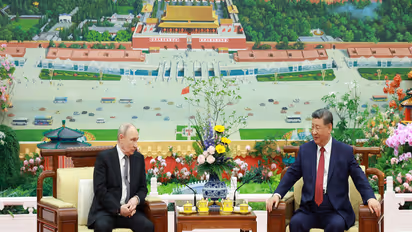 Chinese President Xi Jinping and Russian President Vladimir Putin (Photo/X@SpoxCHN_MaoNing)