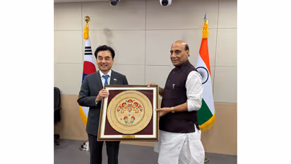 Defence Minister Rajnath Singh and South Korean Defence Minister Ahn Gyu-back, Seoul (Photo/X/@rajnathsingh)