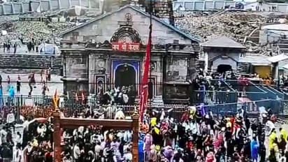 Visuals from the site (Photo/CCTV Visuals of Kedarnath)