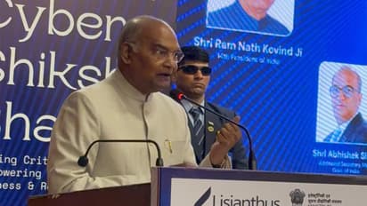 Former President Ram Nath Kovind in Cyber Shikshit Bharat workshop (Photo: Lisianthus Tech)