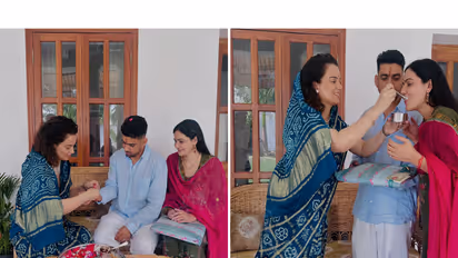 Kangana Ranaut celebrates Rakhsha Bandhan (Photos/instagram/@kanganaranaut)