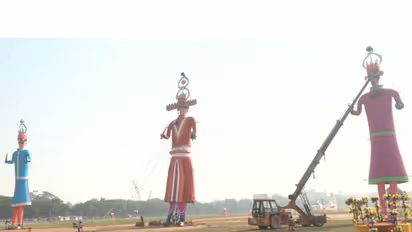 Preparations for Ravan Vadh near completion in Patna (Photo/ANI)