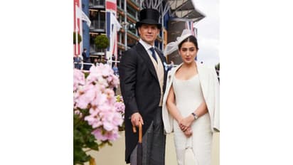 Sara Ali Khan and Hollywood star Henry Cavill (Photo/instagram/@saraalikhan95)