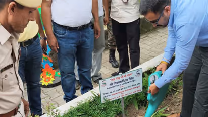 The plantation drive was organised as part of an environmental awareness campaign (Photo/ANI)