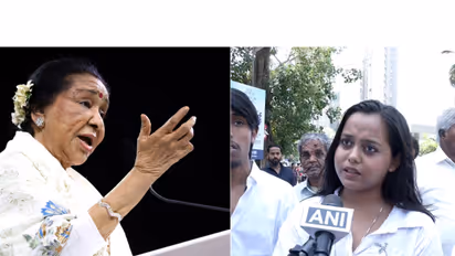 Asha Bhosle, Indian Idol 16 contestant (Photo/ANI)