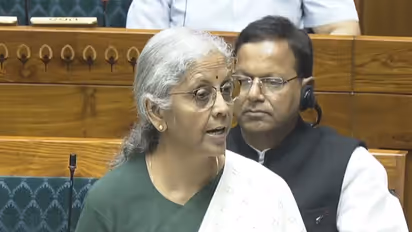 Nirmala Sitharaman, Union Minister of Finance and Corporate Affairs (Photo/@SansadTV)