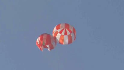 Visuals of the IMAT test by ISRO in Uttar Pradesh (Photo/X @ISRO)