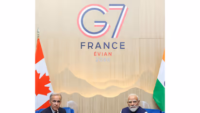PM Narendra Modi with Canadia PM Mark Carney at G7 Summit (Photo/@narendramodi)