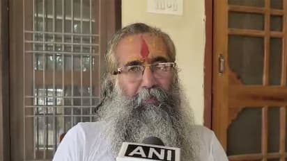 Shri Ram Janmabhoomi Teerth Kshetra Trust member Mahant Dinendra Das Maharaj (Photo/ANI)