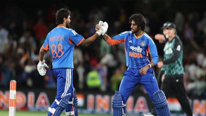 Tilak Varma and Nitish Kumar Reddy (Photo: @BCCI X)